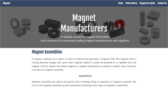 Desktop Screenshot of magnetassemblies.com