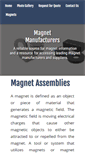 Mobile Screenshot of magnetassemblies.com